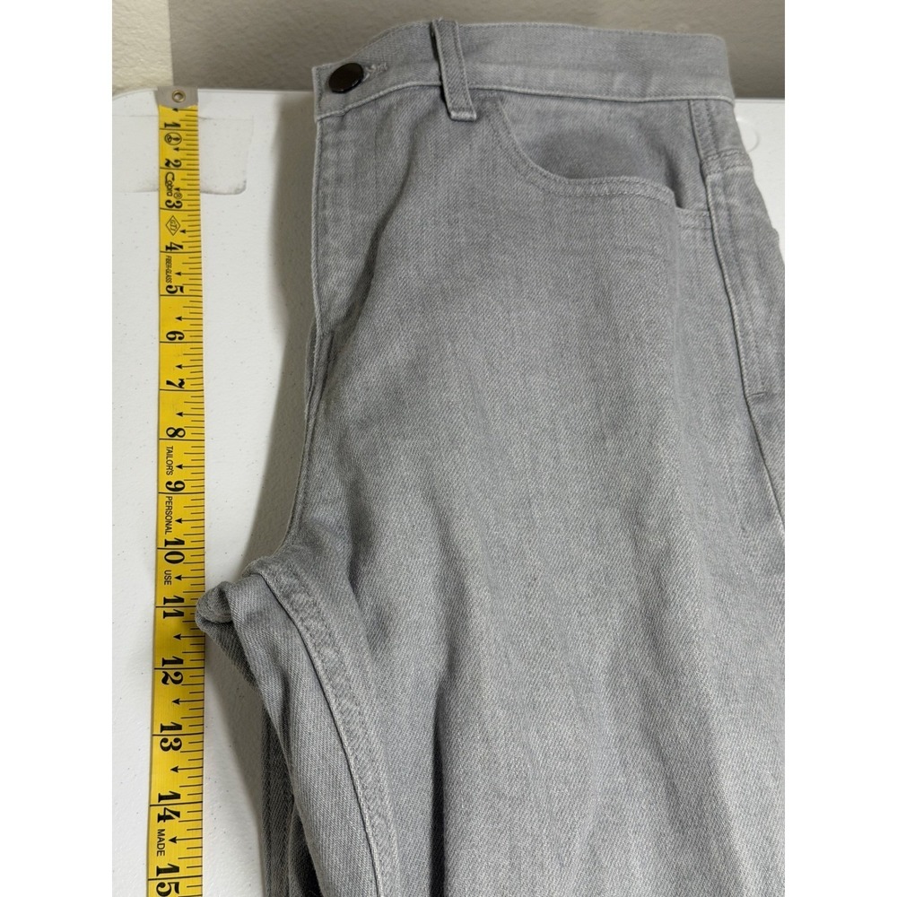 Theory Jeans Womens 29 Gray Treeca D Colored Drill Slim Crop Casual Comfortable - Picture 8 of 9
